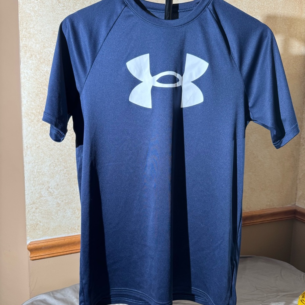 Under Armour Kids Navy Blue Shirt